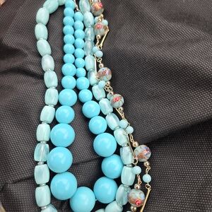 Elegant Turquoise Beaded Necklace